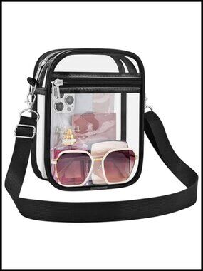 Clear Stadium Approved Crossbody Purse Small PVC Bag